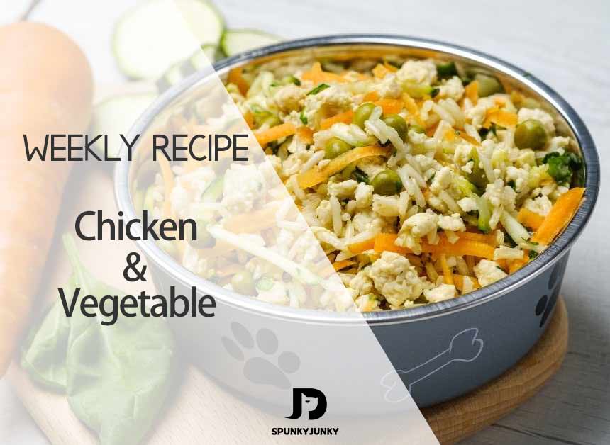 Weekly Recipe: Chicken and Vegetable Dog Food