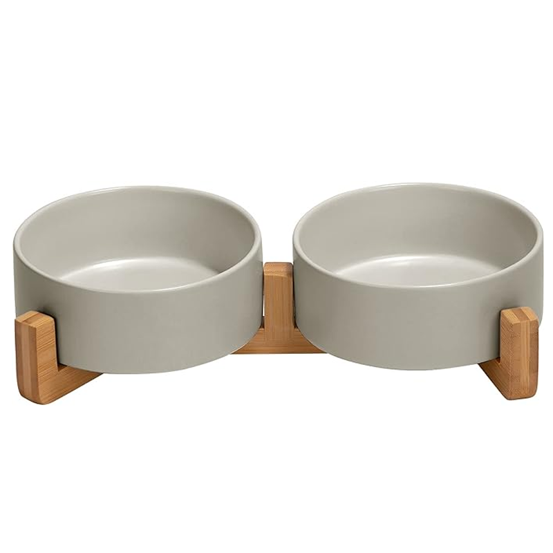 Non-Slip Ceramic Pet Bowl Set