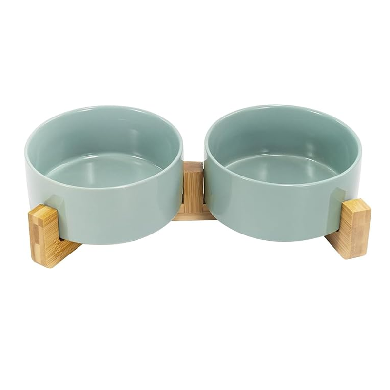 Non-Slip Ceramic Pet Bowl Set