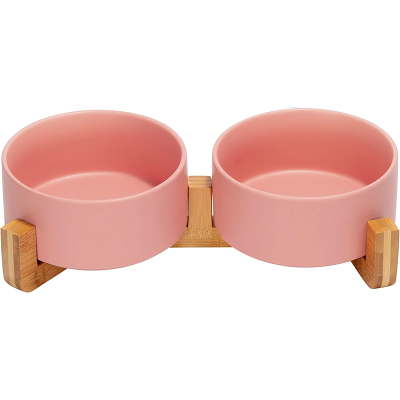 Non-Slip Ceramic Pet Bowl Set