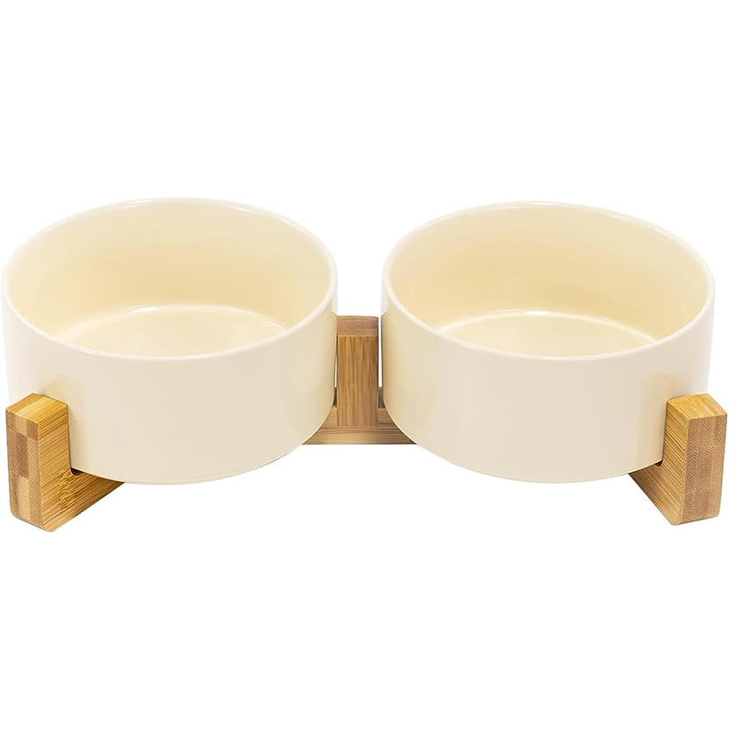 Non-Slip Ceramic Pet Bowl Set