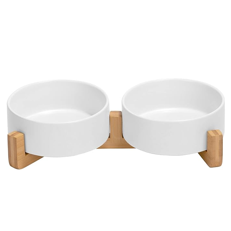 Non-Slip Ceramic Pet Bowl Set